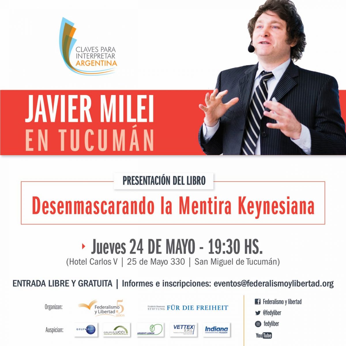 Presentación del libro "Desenmascarando la mentira Keynesiana"